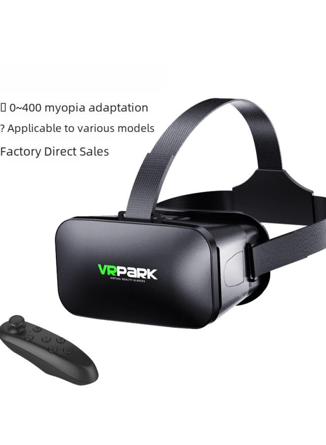 Vr Glasses Virtual Reality Box Headset Smartphone Sensing Game 3d Movie Glasses Digital Computer/digital-Color:V6 + Y1 White - Image 2